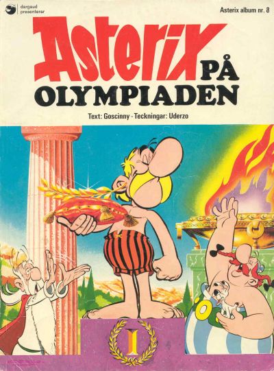Cover for Asterix (Hemmets Journal, 1970 series) #8 - Asterix på olympiaden