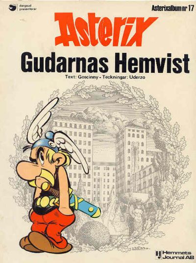 Cover for Asterix (Hemmets Journal, 1970 series) #17 - Gudarnas hemvist
