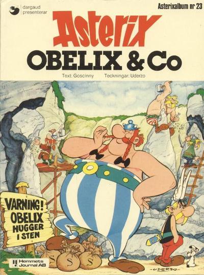 Cover for Asterix (Hemmets Journal, 1970 series) #23 - Obelix & Co