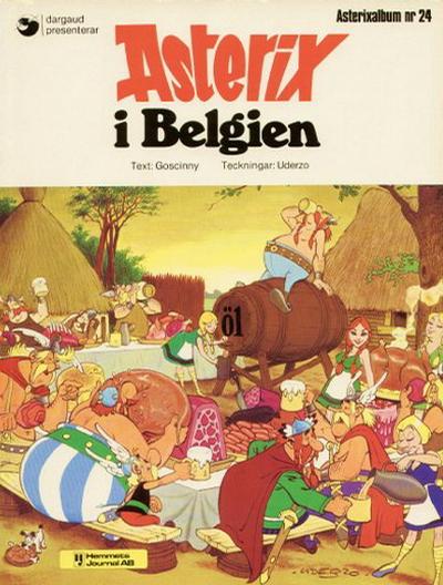 Cover for Asterix (Hemmets Journal, 1970 series) #24 - Asterix i Belgien