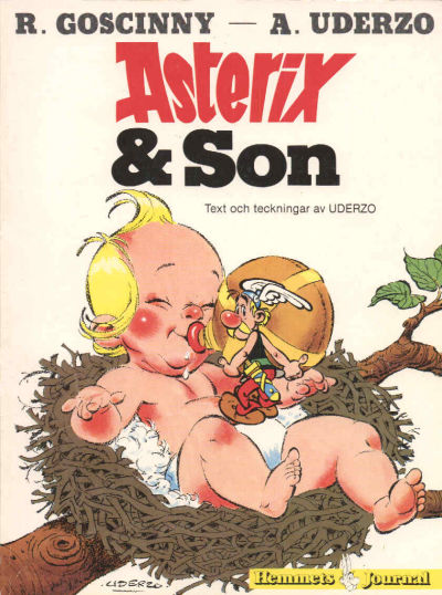 Cover for Asterix (Hemmets Journal, 1970 series) #27 - Asterix & son