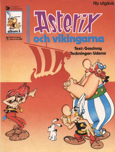 Cover for Asterix (Ny utgåva) (Hemmets Journal, 1979 series) #3 - Asterix och vikingarna