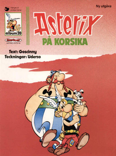 Cover for Asterix (Ny utgåva) (Serieförlaget [1980-talet]; Hemmets Journal, 1986 series) #20 - Asterix på Korsika