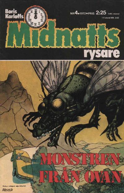 Cover for Boris Karloffs midnattsrysare (Semic, 1972 series) #4/1972