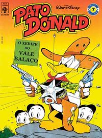 Cover Thumbnail for Álbum Disney (Editora Abril, 1990 series) #7 - Pato Donald: O Xerife do Vale Balaço