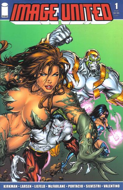 Cover for Image United (Image, 2009 series) #1 [Cover F Witchblade]