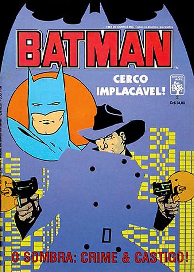 Cover for Batman (Editora Abril, 1987 series) #3