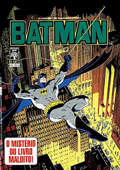 Cover for Batman (Editora Abril, 1987 series) #13