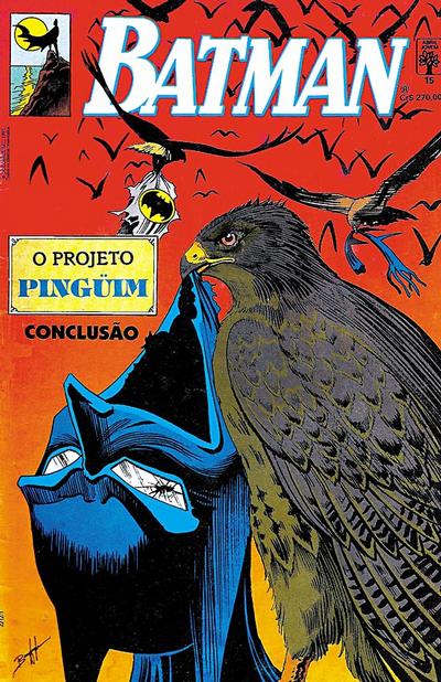 Cover for Batman (Editora Abril, 1990 series) #15