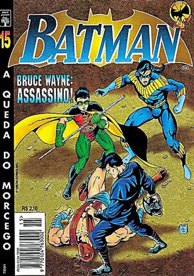 Cover for Batman (Editora Abril, 1995 series) #15