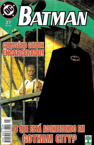 Cover for Batman (Editora Abril, 1996 series) #27