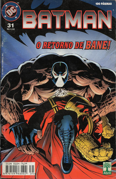 Cover for Batman (Editora Abril, 1996 series) #31