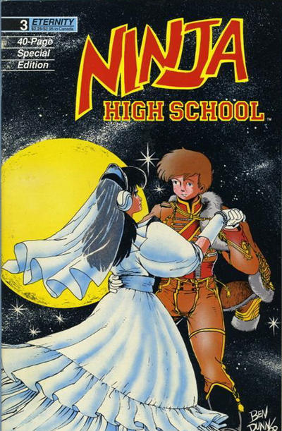 Cover for Ninja High School: The Special Edition (Malibu, 1988 series) #3