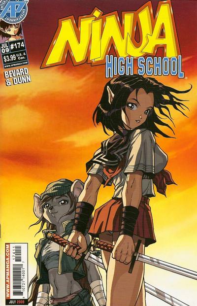 Cover for Ninja High School (Antarctic Press, 1994 series) #174