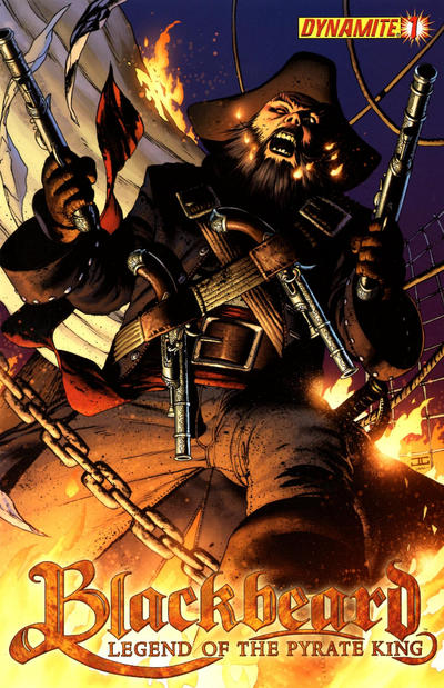 Cover for Blackbeard: Legend of the Pyrate King (Dynamite Entertainment, 2009 series) #1 [Cover A - John Cassaday]
