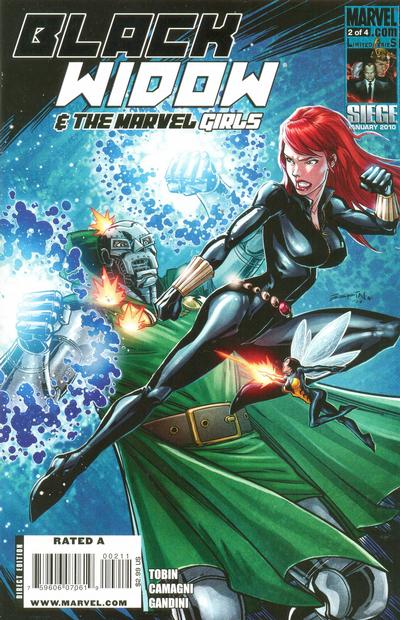 Cover for Black Widow & The Marvel Girls (Marvel, 2010 series) #2 [Direct]