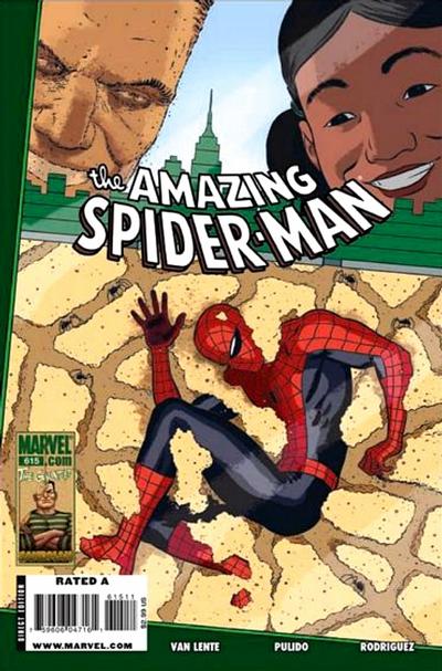 Cover for The Amazing Spider-Man (Marvel, 1999 series) #615 [Direct Edition]
