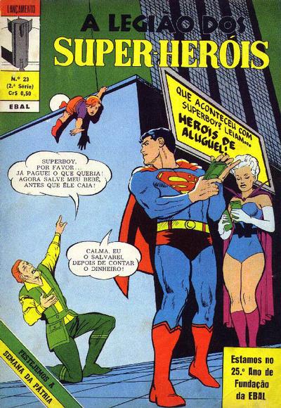 Cover for Lançamento (2ª Série) [A Legião dos Super-Heróis] (Editora Brasil-América [EBAL], 1968 series) #23