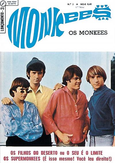 Cover for Lançamento (1ª Série) [Os Monkees] (Editora Brasil-América [EBAL], 1968 series) #3