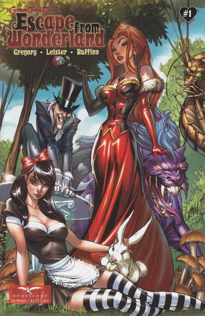 Cover for Escape from Wonderland (Zenescope Entertainment, 2009 series) #1 [Cover A - J. Scott Campbell]
