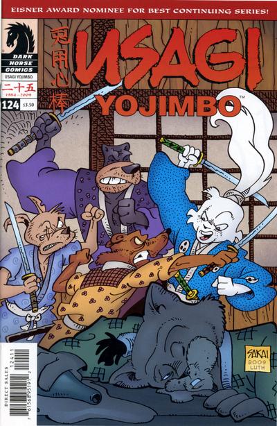 Cover for Usagi Yojimbo (Dark Horse, 1996 series) #124