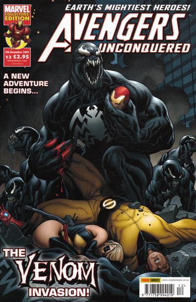 Cover for Avengers Unconquered (Panini UK, 2009 series) #12