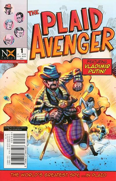 Cover for Plaid Avenger (NX Comics, 2008 series) #1