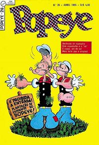 Cover Thumbnail for Popeye (Editora Brasil-América [EBAL], 1953 series) #26