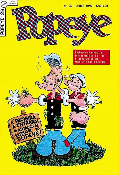 Cover for Popeye (Editora Brasil-América [EBAL], 1953 series) #26