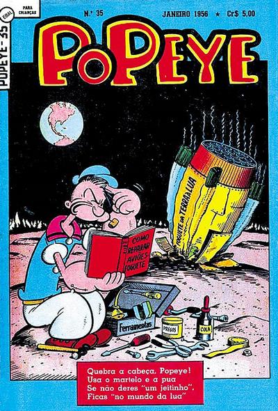 Cover for Popeye (Editora Brasil-América [EBAL], 1953 series) #35