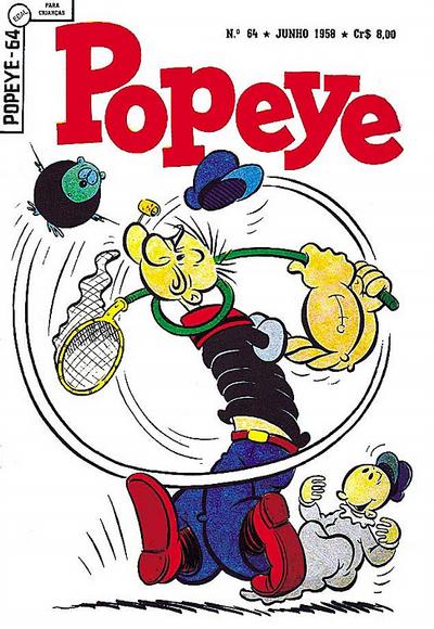 Cover for Popeye (Editora Brasil-América [EBAL], 1953 series) #64
