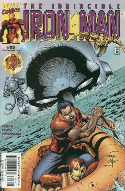 Cover for Iron Man (Marvel, 1998 series) #23 [Direct Edition]