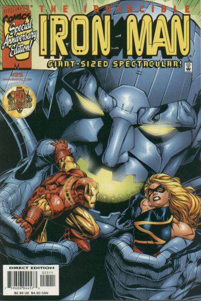 Cover for Iron Man (Marvel, 1998 series) #25 [Direct Edition]