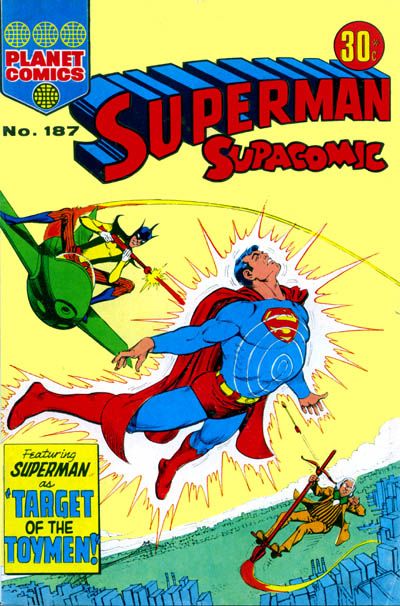 Cover for Superman Supacomic (K. G. Murray, 1959 series) #187