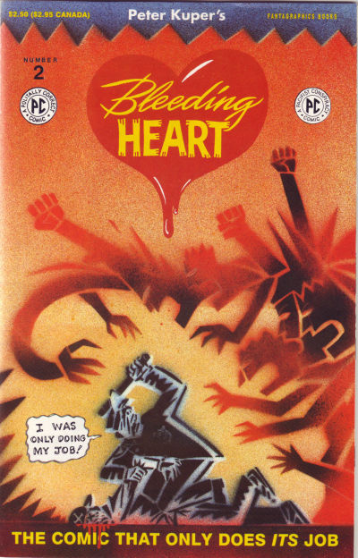 Cover for Bleeding Heart (Fantagraphics, 1991 series) #2