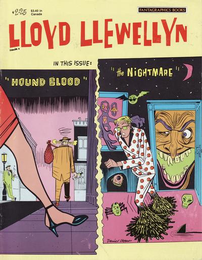 Cover for Lloyd Llewellyn (Fantagraphics, 1986 series) #6