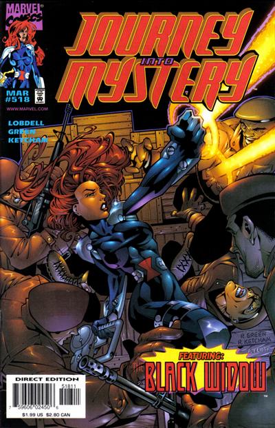Cover for Journey into Mystery (Marvel, 1996 series) #518 [Direct Edition]