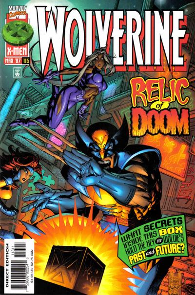 Cover for Wolverine (Marvel, 1988 series) #113 [Direct Edition]