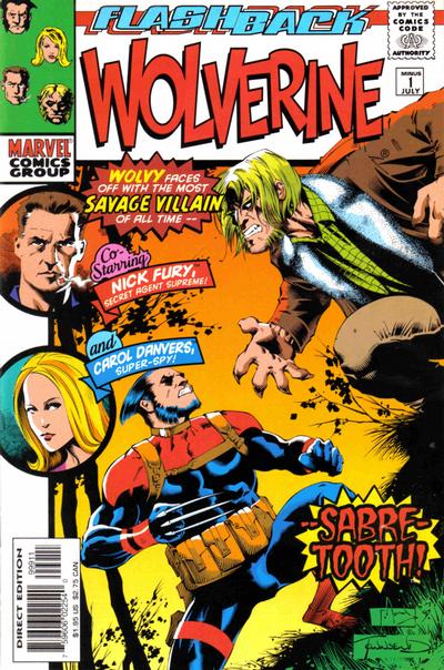 Cover for Wolverine (Marvel, 1988 series) #-1 [Direct Edition]