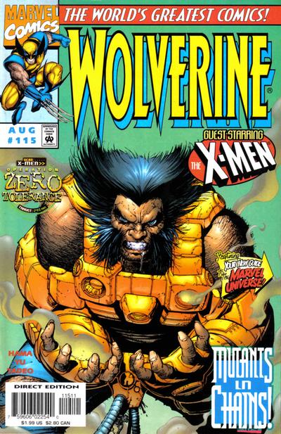 Cover for Wolverine (Marvel, 1988 series) #115 [Direct Edition]