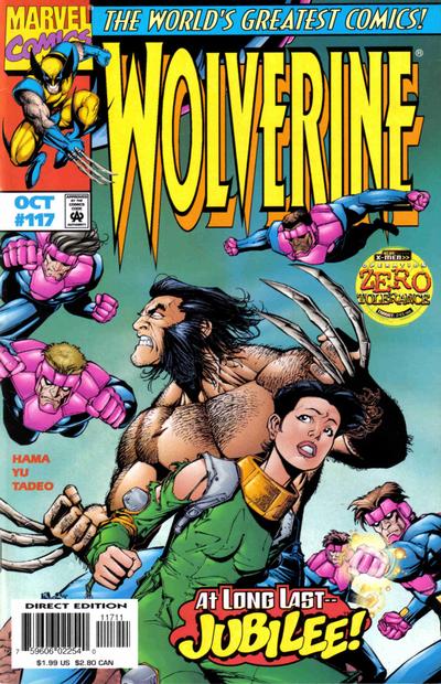 Cover for Wolverine (Marvel, 1988 series) #117 [Direct Edition]
