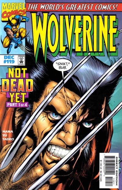 Cover for Wolverine (Marvel, 1988 series) #119 [Direct Edition]