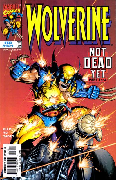 Cover for Wolverine (Marvel, 1988 series) #121 [Direct Edition]