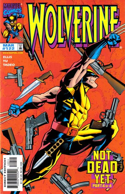 Cover for Wolverine (Marvel, 1988 series) #122 [Direct Edition]