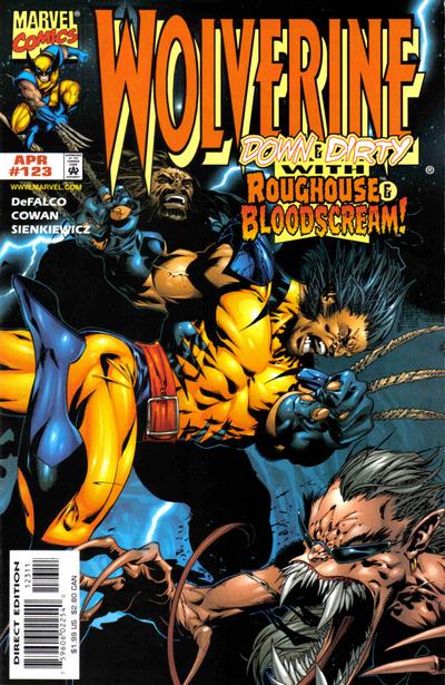 Cover for Wolverine (Marvel, 1988 series) #123 [Direct Edition]