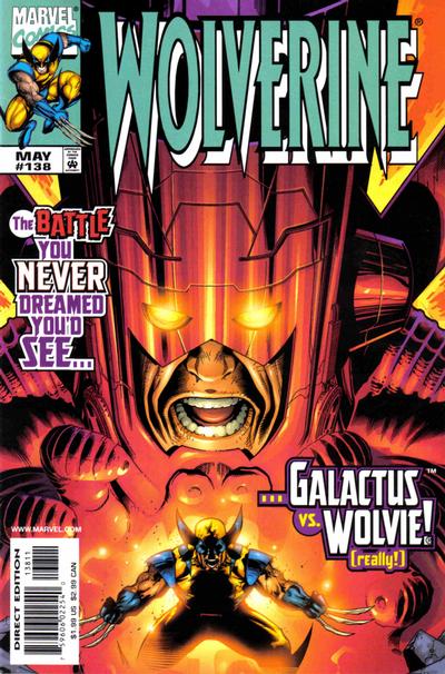Cover for Wolverine (Marvel, 1988 series) #138 [Direct Edition]
