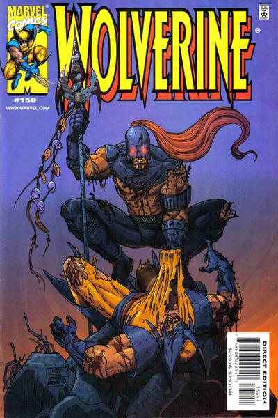 Cover for Wolverine (Marvel, 1988 series) #158 [Direct Edition]
