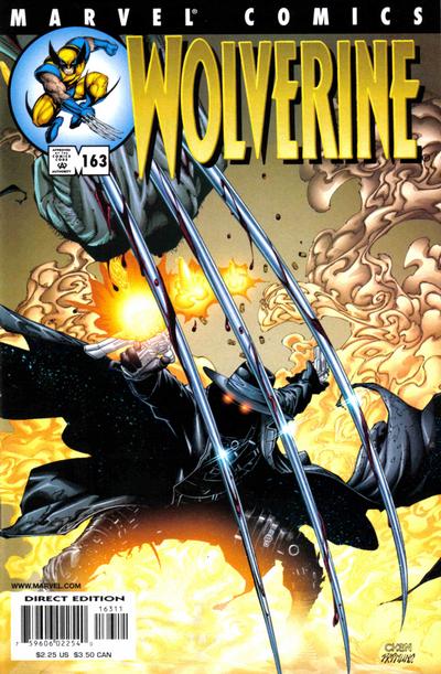 Cover for Wolverine (Marvel, 1988 series) #163 [Direct Edition]