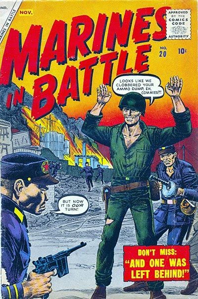 Cover for Marines in Battle (Marvel, 1954 series) #20
