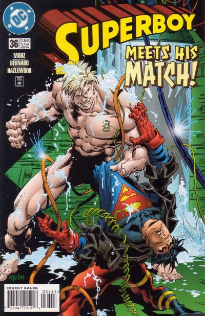 Cover for Superboy (DC, 1994 series) #36 [Direct Sales]
